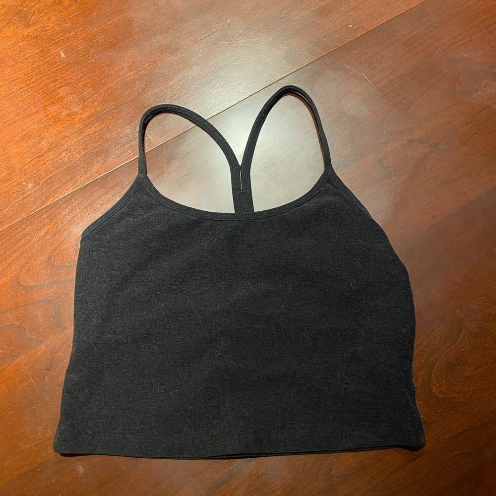 BUNDLE Beyond Yoga Spacedye Slim racer back cropped tank- Black and Taupe SMALL - Picture 2 of 7